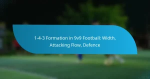 1-4-3 Formation in 9v9 Football: Width, Attacking Flow, Defence